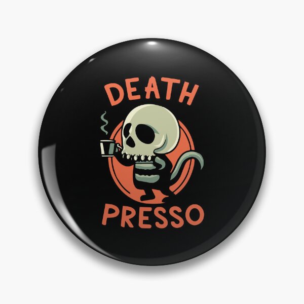 Item preview, Deathpresso Dia de los Muertos halloween skeleton coffee caffeine designed and sold by w1ckerman.