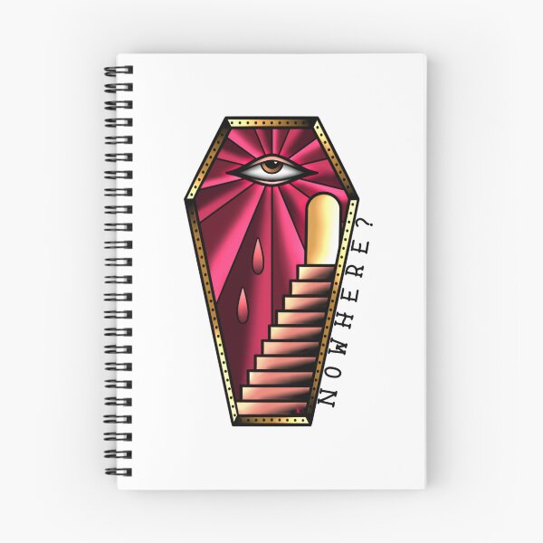 Artikelvorschau, Inktober Sargpfad Old-School-Tattoo entworfen und verkauft von prscllart.