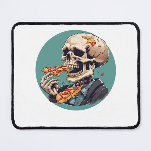 Item preview, Skull Eating Pizza designed and sold by madebyaimee.