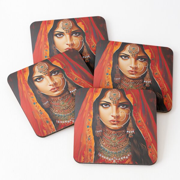 Item preview, Confident Beauty in Traditional Attire designed and sold by krishutd.