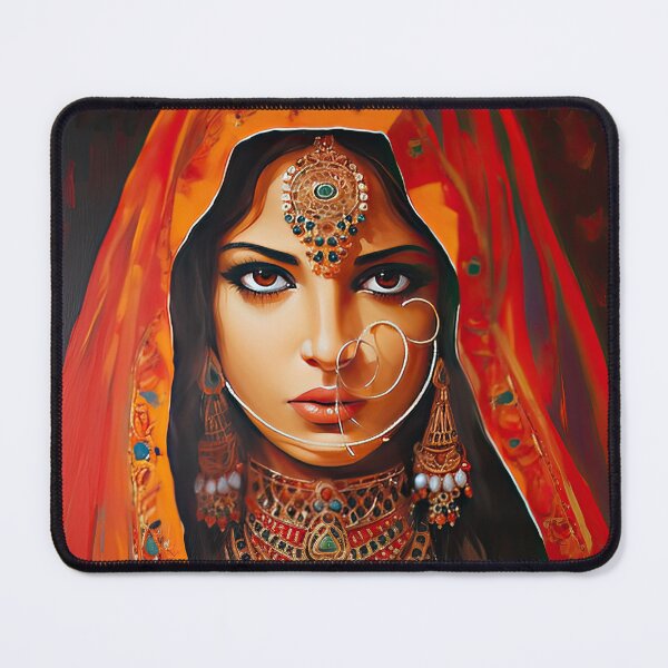 Item preview, Confident Beauty in Traditional Attire designed and sold by krishutd.