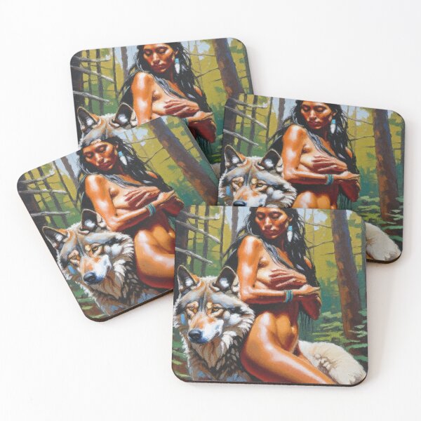 Item preview, Native American Spirit Of The Forest designed and sold by AUTHENTIC AMERICANA ARTS.