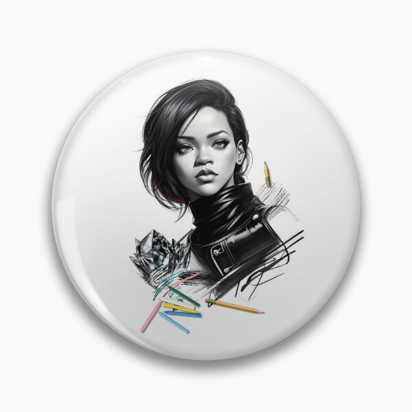 Item preview, Rihanna in Sketch designed and sold by NickTaroDesign.