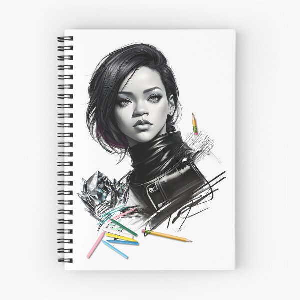 Artikelvorschau, Rihanna im Sketch entworfen und verkauft von NickTaroDesign.