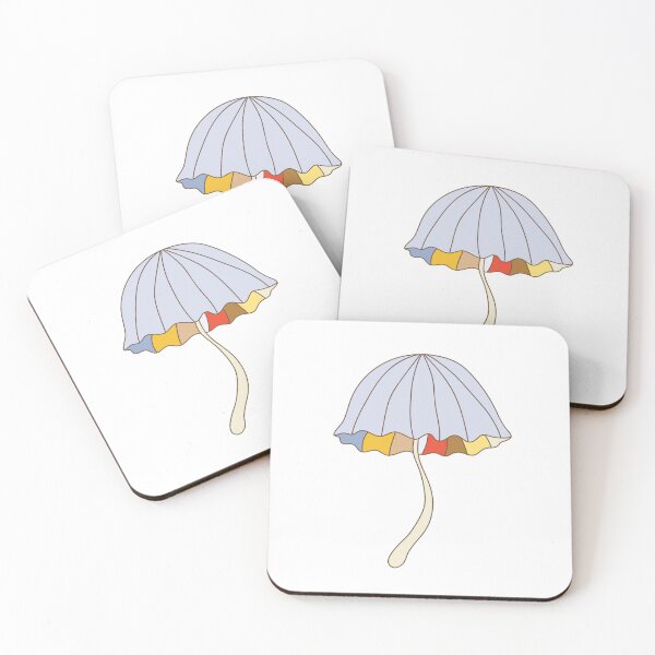 Item preview, Cute multicolor toadstool with 70s vibes designed and sold by LerieArtStudio.