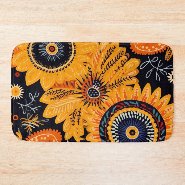 Item preview, Tribal Sunflower Art: Nature's Precision - Fall Pattern designed and sold by 21 Dragonflies.