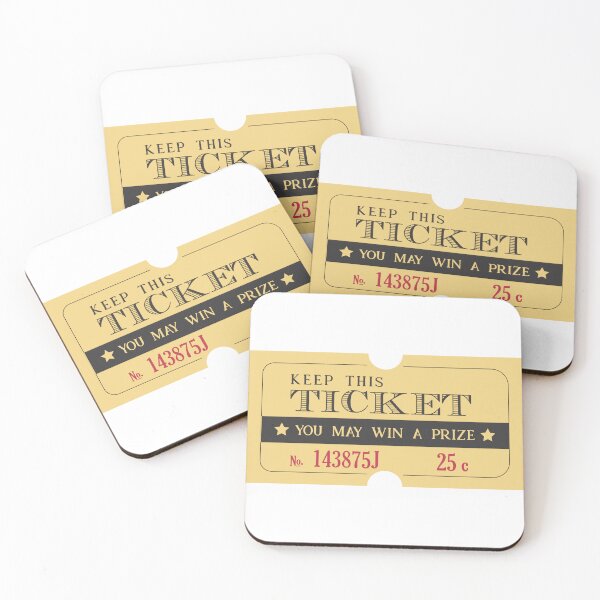 Item preview, Retro Raffle Ticket Sticker designed and sold by stoicphoenix.
