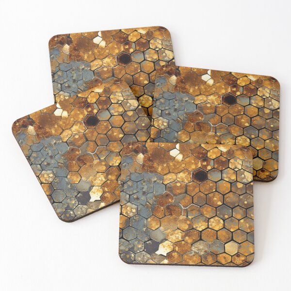 Item preview, Honeycomb Chemigram designed and sold by tensorbrush.