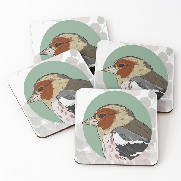 Item preview, Common Chaffinch Portrait designed and sold by UrsulaRodgers.