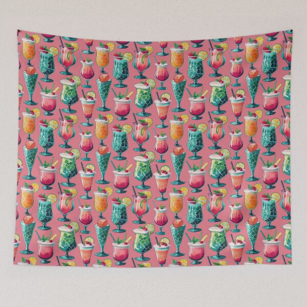 Item preview, Summer Fruits Pink Cocktails designed and sold by GooGooPop.