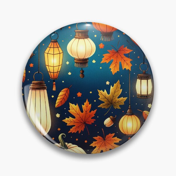 Artikelvorschau, Autumn's Palette: Leaves, Pumpkins, and Vintage Charm entworfen und verkauft von The-Library.