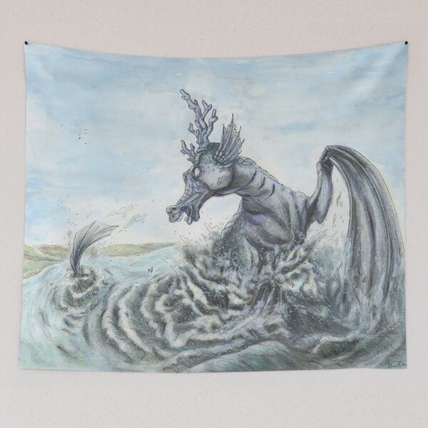 Item preview, Hidden Dragons: Hippocampus under the waves designed and sold by Unique-notFreak.