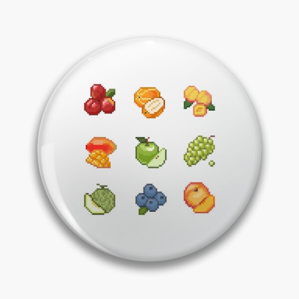 Item preview, Cute Pixel Art Fruit Set  designed and sold by jebi-garden.