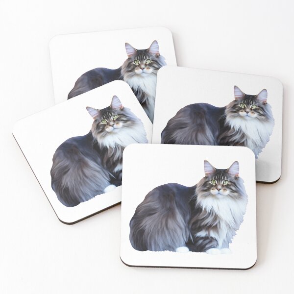 Item preview, A Big Fluffy Cat designed and sold by oksbprint.