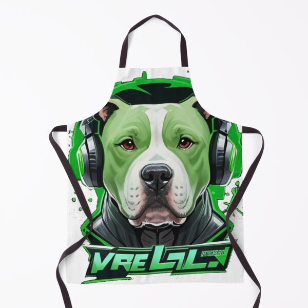 Item preview, Pitbull logo gamer verde designed and sold by khaledsayed.