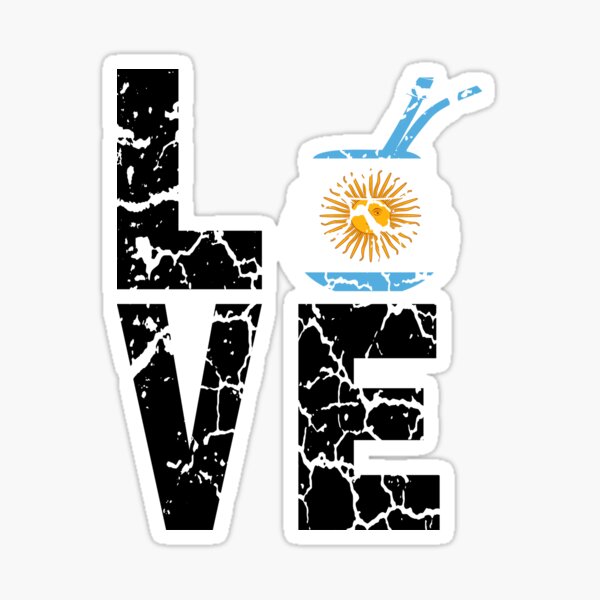 Yerba Mate With Argentina Flag Sticker for Sale by SQWEAR