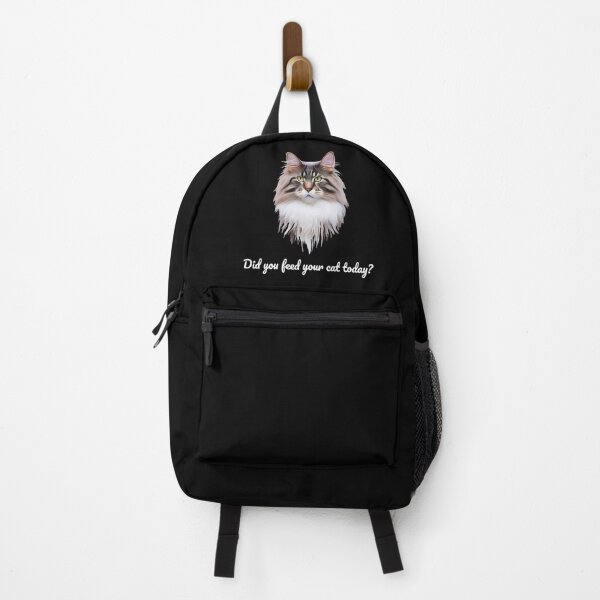 Artikelvorschau, Haben Sie Ihre Katze heute gefüttert? Weiße Schriftart entworfen und verkauft von oksbprint.