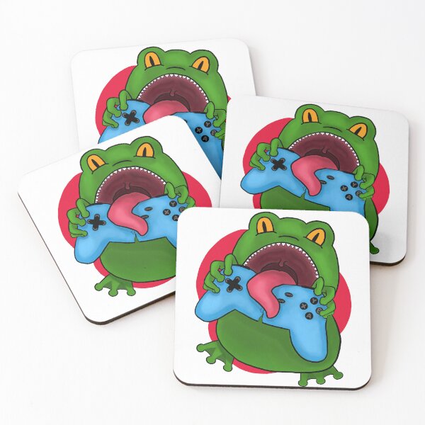 Artikelvorschau, Wütender Frosch, der das Gamepad zerbricht entworfen und verkauft von Malhor.
