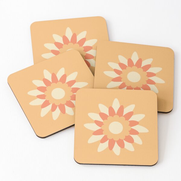Item preview, Orange Retro Flower designed and sold by Tanya C  Smith.