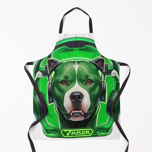 Item preview, Pitbull logo gamer verde designed and sold by khaledsayed.