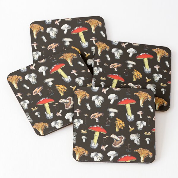 Item preview, Vintage Mushroom Pattern Never Stop Growing designed and sold by tanjica.
