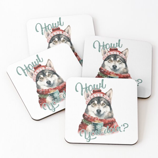 Item preview, Husky Christmas Jumper designed and sold by TimmerTammer.