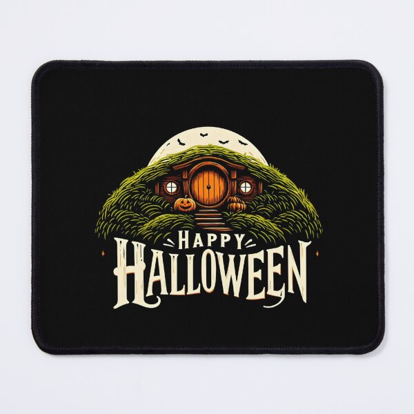 Item preview, Happy Halloween - Halfling Home by the Full Moon - Fantasy Halloween designed and sold by Fenay Designs.