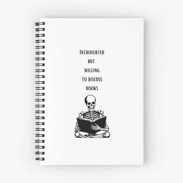 Item preview, Introverted but willing to discuss books | booktok  designed and sold by terroronslashst.