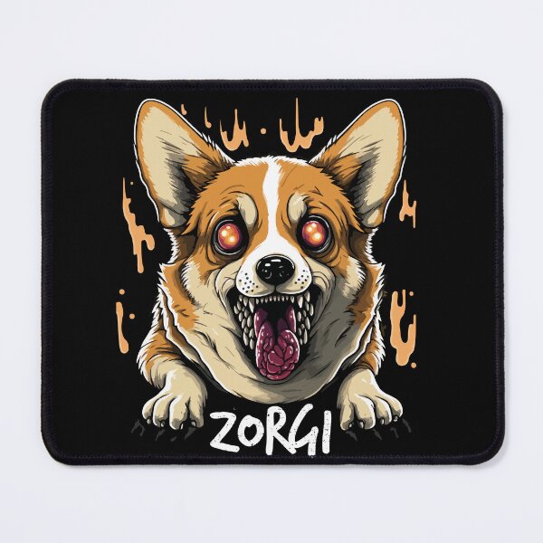 Item preview, Scary Corgi Zombie designed and sold by PrettyPittie Shop.