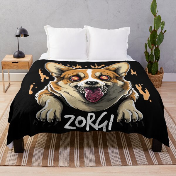 Item preview, Scary Corgi Zombie designed and sold by PrettyPittie Shop.