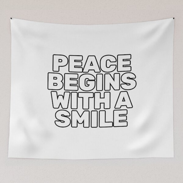 Item preview, Peace Begins With A Smile designed and sold by Inspirationmotivation.