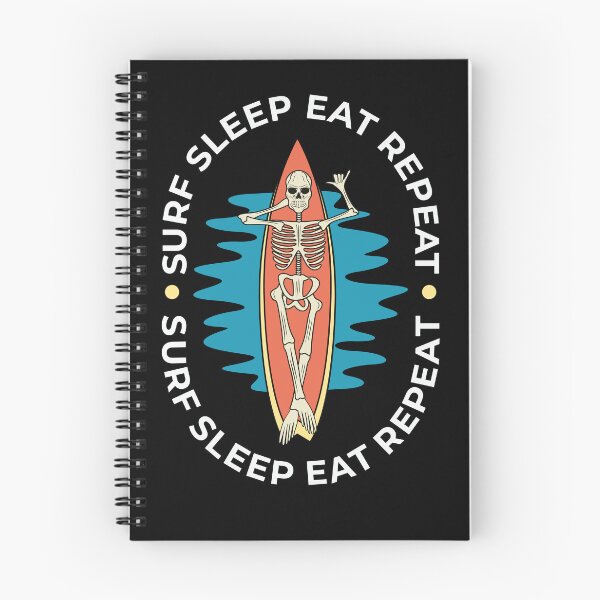 Item preview, Surf Sleep Eat Repeat shirt designed and sold by chaitawat.