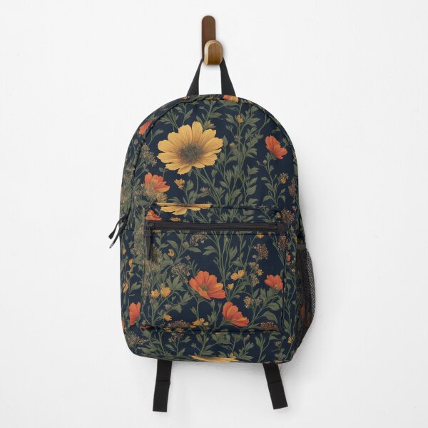 Item preview, Darkly Wild Meadow Flowers - Wildflowers Floral Pattern designed and sold by FlowerMeFlorals.