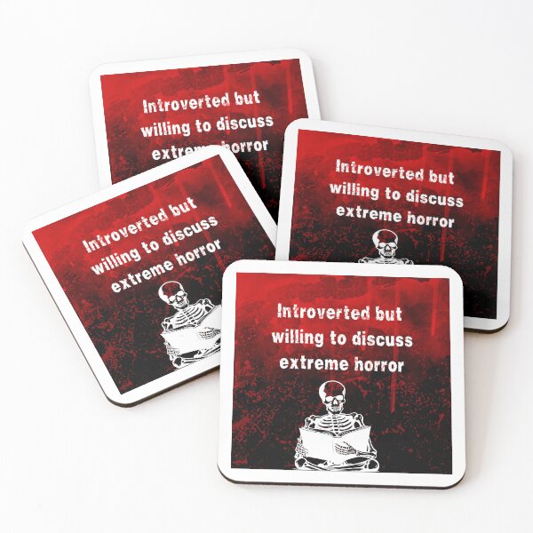 Item preview, Introverted but willing to discuss extreme horror | booktok designed and sold by terroronslashst.