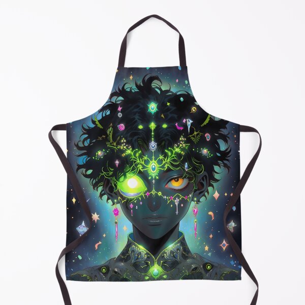 Item preview, “Astral Face in Neon Lights” designed and sold by Art-Vortex-fr.