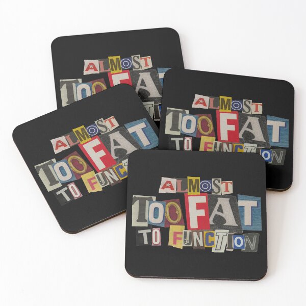 Item preview, TOO FAT TO FUNCTION | CHUNKY TEES designed and sold by chunky-tees.