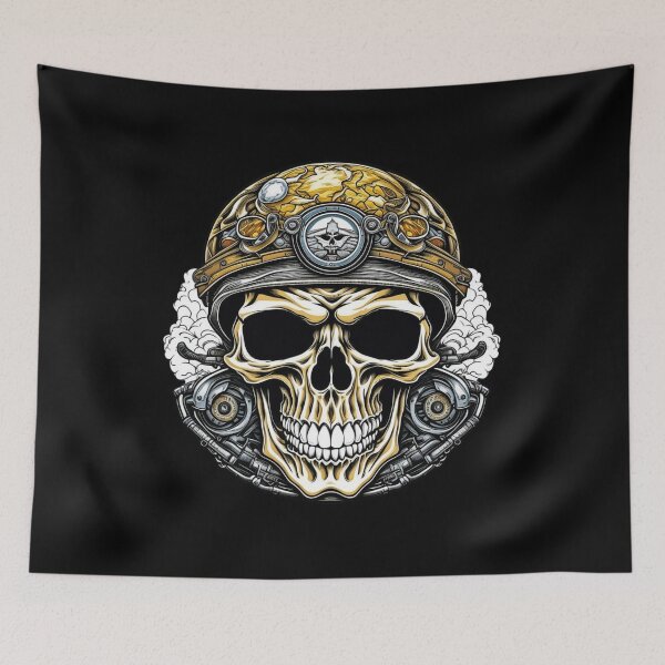 Item preview, Biker Skull designed and sold by All Year Round.