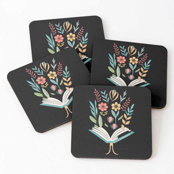 Item preview, Open Book With Flowers designed and sold by asbno19.