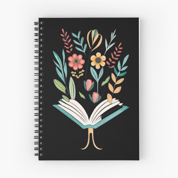 Item preview, Open Book With Flowers designed and sold by asbno19.