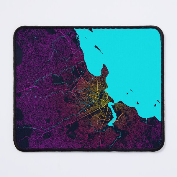 Item preview, Dar es Salaam City Map of Tanzania - Neon designed and sold by deMAP.