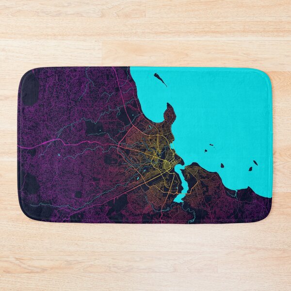 Item preview, Dar es Salaam City Map of Tanzania - Neon designed and sold by deMAP.