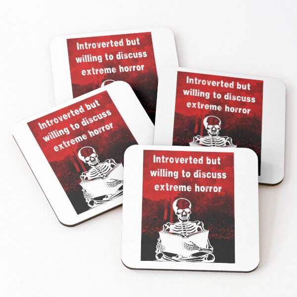 Item preview, Introverted but willing to discuss extreme horror | booktok designed and sold by terroronslashst.
