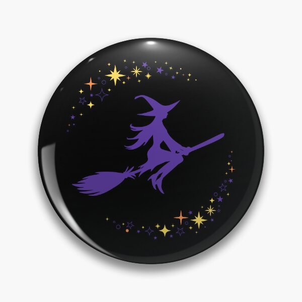 Item preview, Halloween and Witch on a Flying Broom designed and sold by MomLifeDesign.