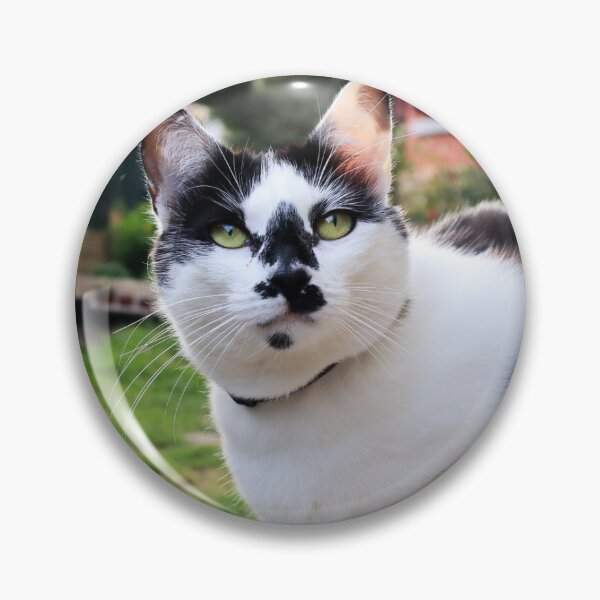 Item preview, black and white cat designed and sold by CarineV.