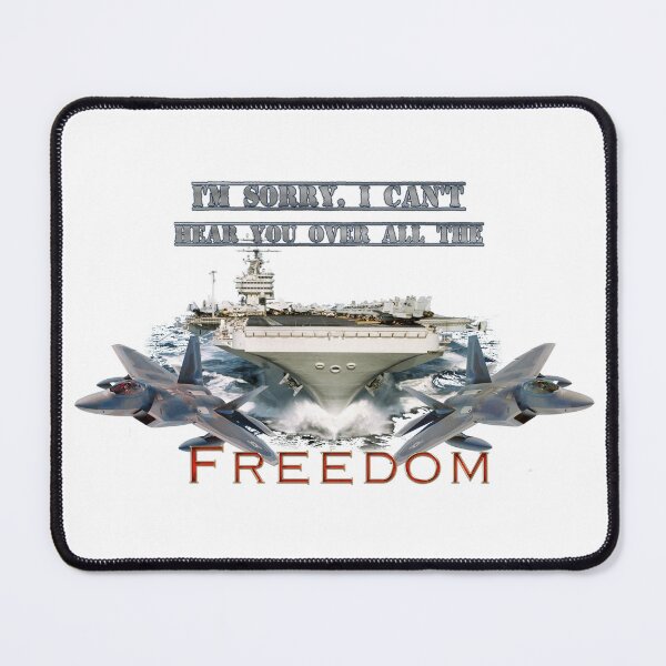 Item preview, Can't hear you over all the freedom - funny Patriot design designed and sold by aifails.