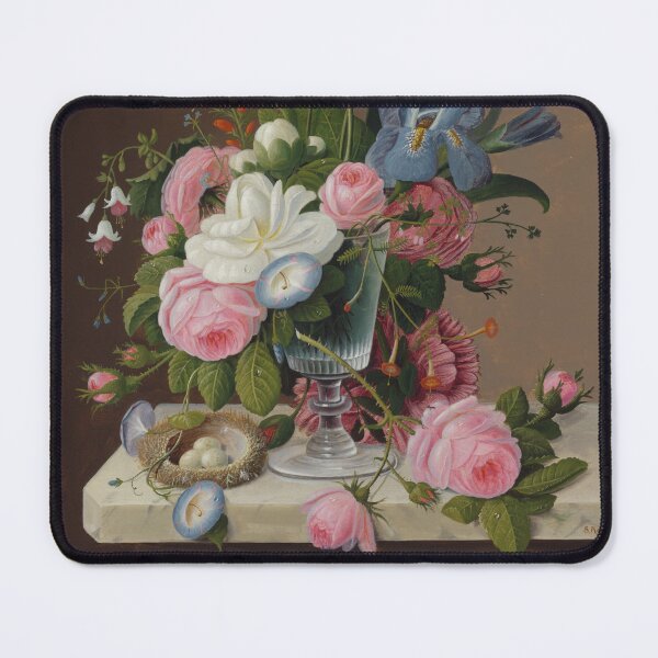 Item preview, Early Summer Flowers in a Celery Glass (1851) - Severin Roesen designed and sold by SALON DES ARTS.