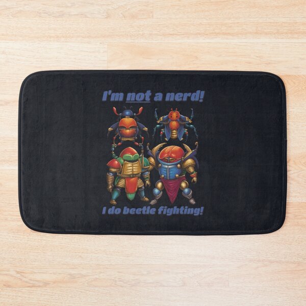 Item preview, I'm NOT a nerd! I do BEETLE FIGHTING! designed and sold by SolidEarthArt.