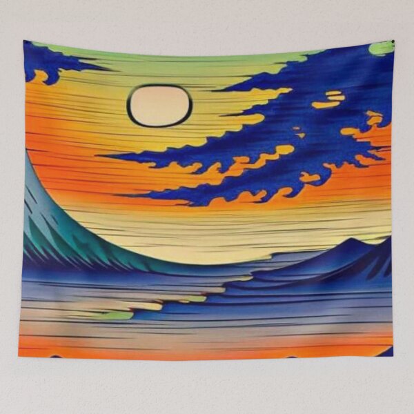 Item preview, Sunset on Lake designed and sold by George Hutton Hunter.