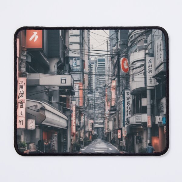 Item preview, Futuristic street in Japan designed and sold by BentoPrint.