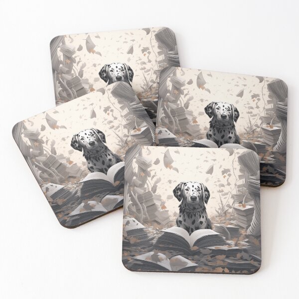 Item preview, Dalmatian Bookworm Delight designed and sold by Christian Weiss.